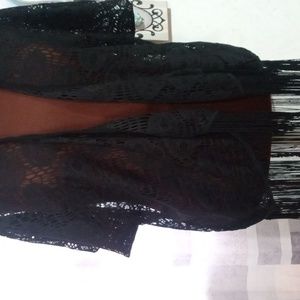 Skull fringe shawl hot topic xl